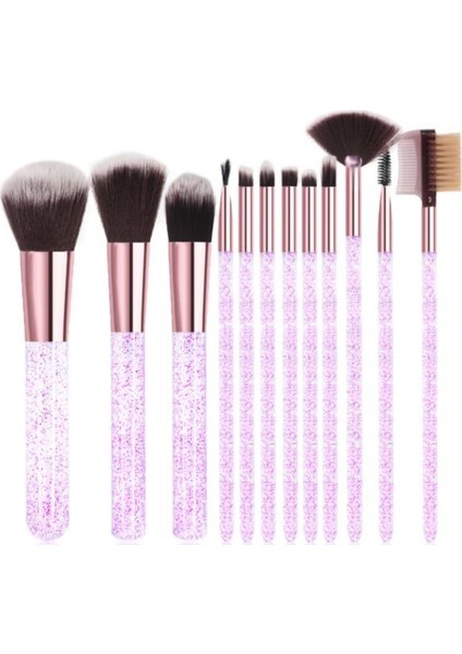 Izla Simli Silindir Fırça Mor Renk 12 Adet