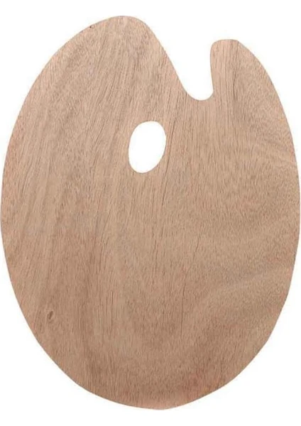 Ahşap Palet Oval 25 x 30 cm