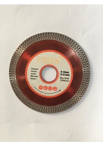 Hassas Turbo Mermer Kesici 115'lik