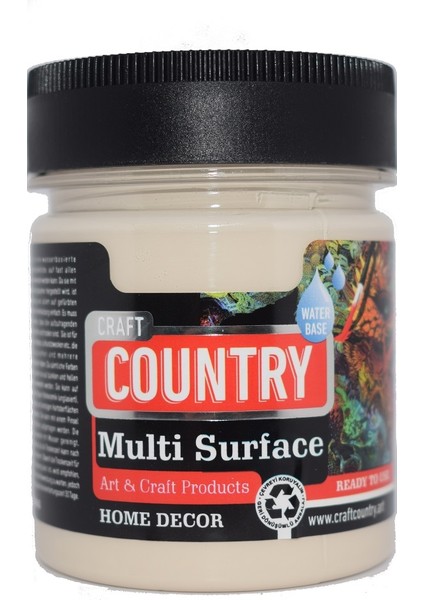 Country Multi Surface Hobi Boyası 120 cc 1009 Bej