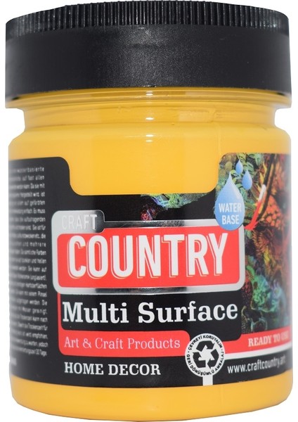 Country Multi Surface Hobi Boyası 120 cc 1016 Sarı