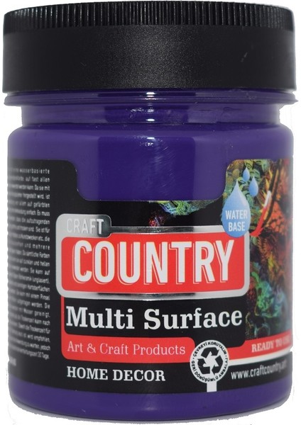 Country Multi Surface Hobi Boyası 120 cc 1044 Mor