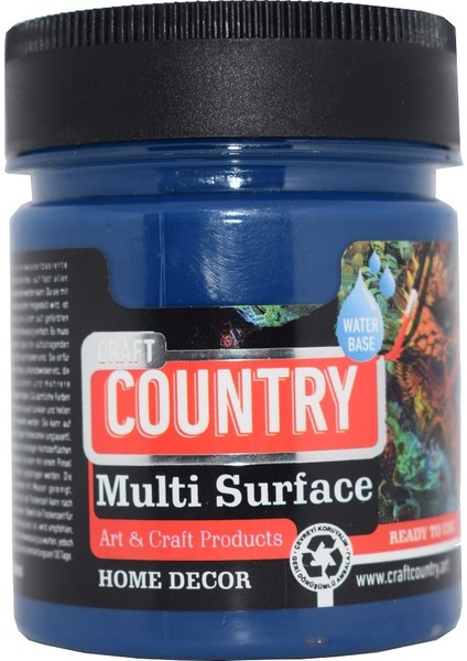 Country Multi Surface Hobi Boyası 120 cc 1058 Lacivert
