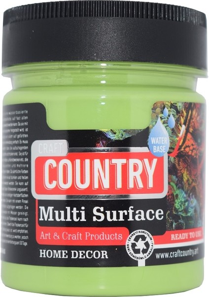 Country Multi Surface Hobi Boyası 120 cc 1074 Fıstık Yeşili