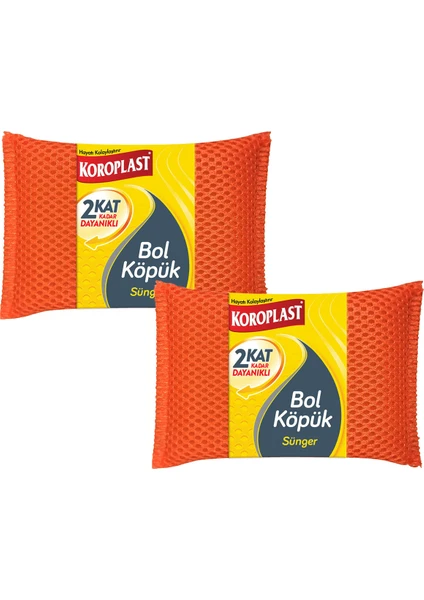 Bol Köpük Sünger - 2'li