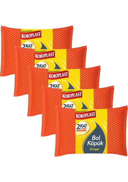 Bol Köpük Sünger - 5'li