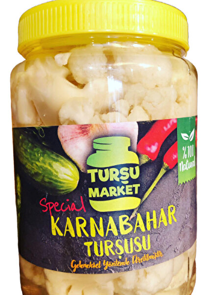 Turşu Market Hakiki Çubuk Turşusu  1 lt  Karnabahar