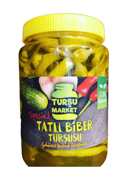 Turşu Market Hakiki Çubuk Turşusu  1 lt  Tatlı Biber