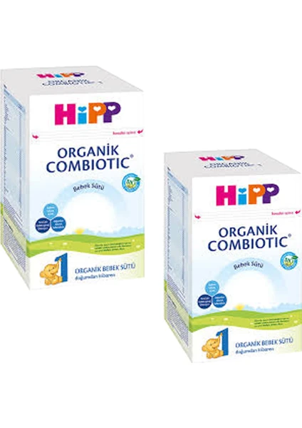 1 Organik Combiotic Bebek Sütü 800gr 2 Adet