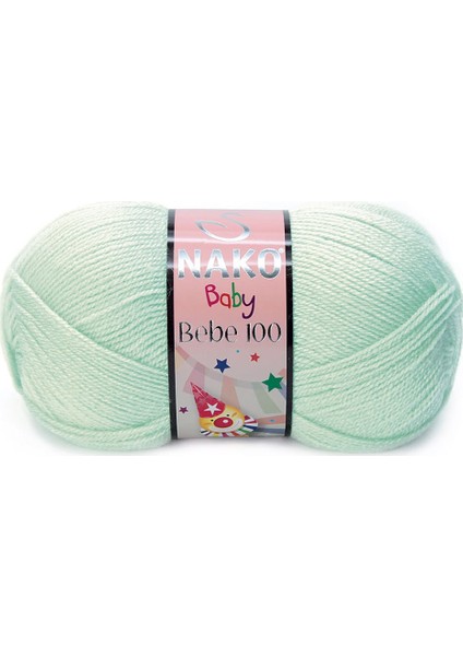Bebe 100 2587 Mint Örgü İpi