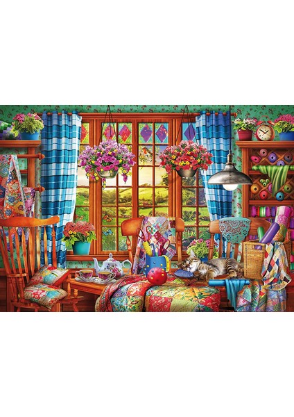 Ye Olde Stitching Room 1000 Parça Puzzle