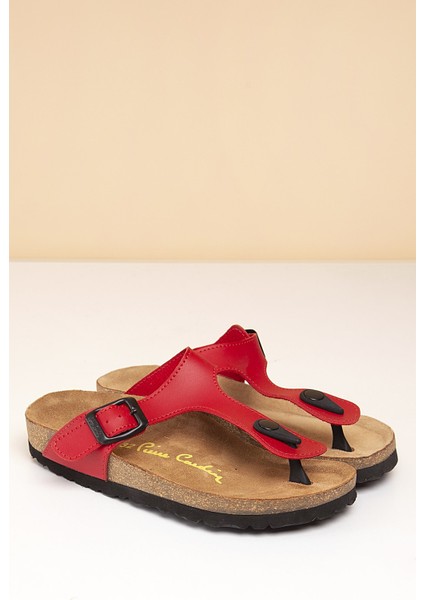 ® | PC-5067-50 Kirmizi - Çocuk Terlik