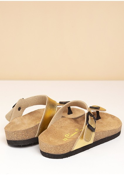 ® | PC-5067-50 Altin - Çocuk Terlik