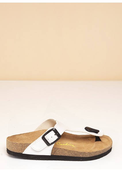 ® | PC-5067-50 Beyaz - Çocuk Terlik