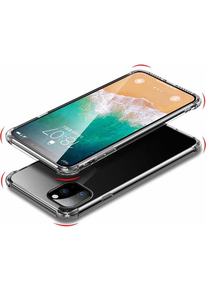 Apple iPhone 11 Pro Max Kılıf Nitro Anti Shock Şeffaf Silikon fiyatları