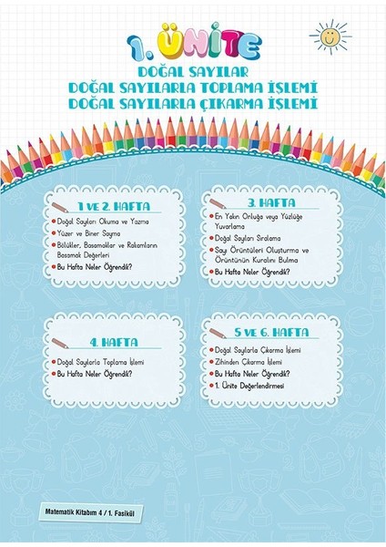 Fasikül Fasikül Matematik Kitabım 4. Sınıf fiyatları