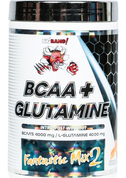 Bigbang Bcaa+Glutamine 400 gr 40 Servis Portakal Aromalı