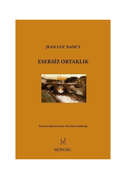 Esersiz Ortaklık - Jean-Luc Nancy