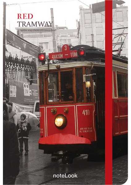Defter Red Tramvay A6 Çizgili
