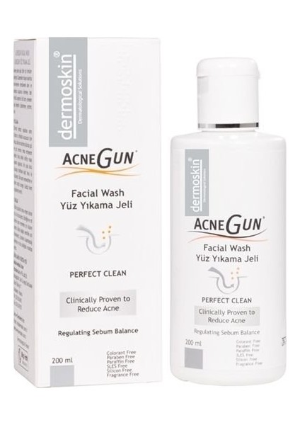 Acnegun Yüz Yıkama Jeli 200 ml
