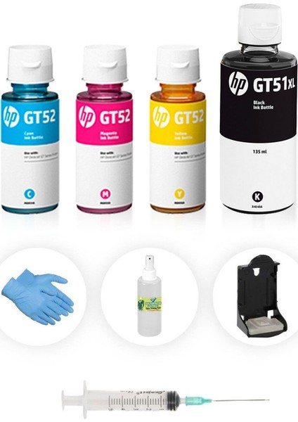 Photosmart C 5280 Renkli Kartuş Dolum Seti 135 ml Renkliler 70 ml