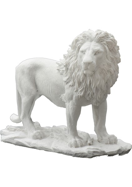 Pol & Art HYK 16 Polyester Aslan Heykel Biblo 35 x 25 cm