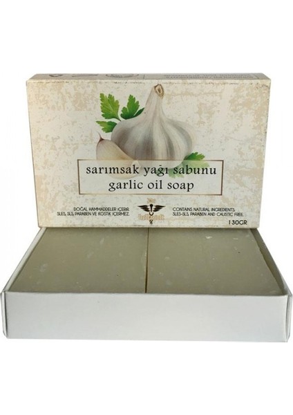 Katkısız Doğal Kokusuz Sarımsak Yağlı Sabun 130 gr