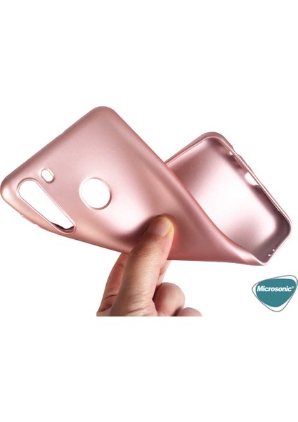 Matte Silicone Samsung Galaxy A21 Kılıf Mavi