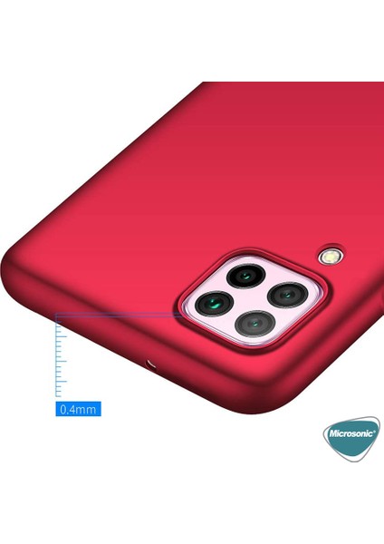 Matte Silicone Huawei P40 Lite Kılıf Lacivert