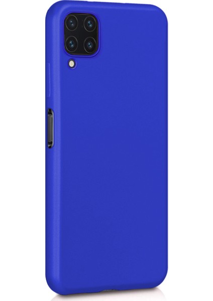 Matte Silicone Huawei P40 Lite Kılıf Mavi