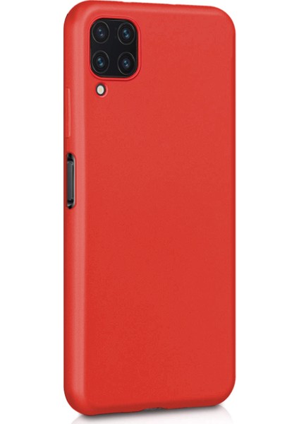 Matte Silicone Huawei P40 Lite Kılıf Kırmızı