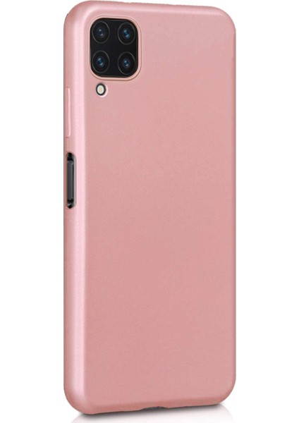 Matte Silicone Huawei P40 Lite Kılıf Rose Gold