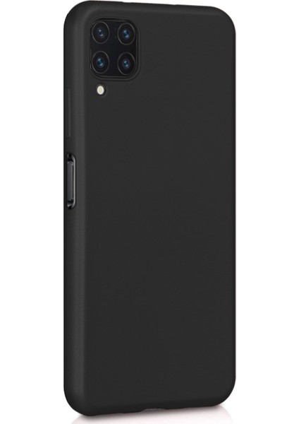 Matte Silicone Huawei P40 Lite Kılıf Siyah