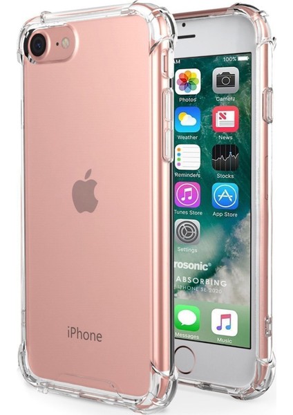 Shock Absorbing Kılıf Apple iPhone Se 2020 Şeffaf