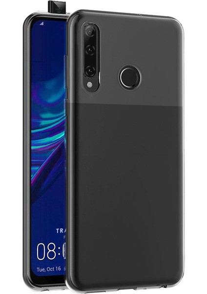 Huawei Honor 9x Kılıf Transparent Soft Beyaz
