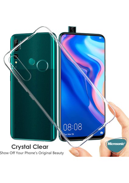 Huawei Honor 9x Kılıf Transparent Soft Beyaz fırsatları