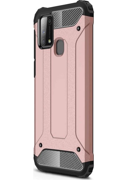 Samsung Galaxy M31 Kılıf Rugged Armor Rose Gold