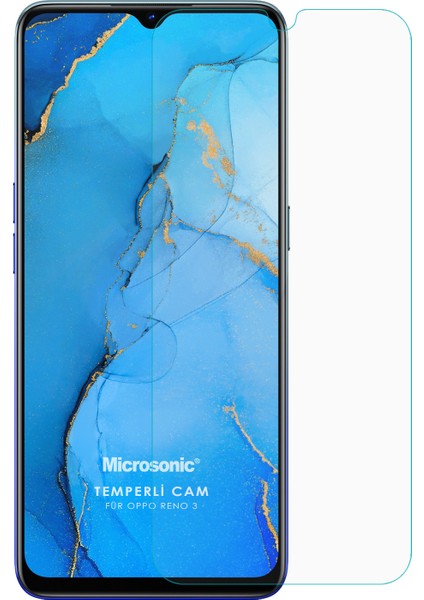 Oppo Reno 3 Temperli Cam Ekran Koruyucu