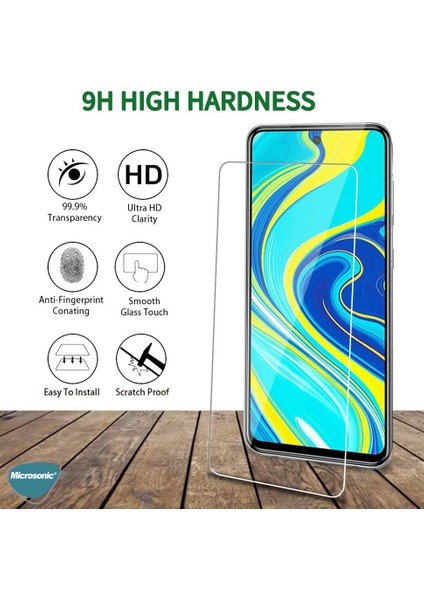 Xiaomi Redmi Note 9s Temperli Cam Ekran Koruyucu
