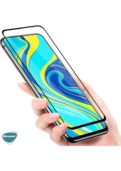 Xiaomi Redmi Note 9s Tam Kaplayan Temperli Cam Ekran Koruyucu Siyah fiyatları