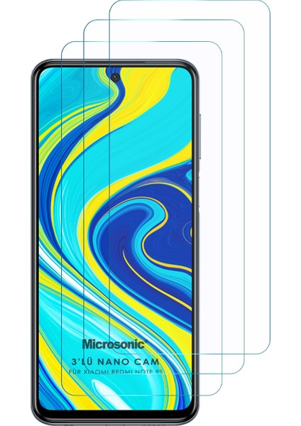 Xiaomi Redmi Note 9s Ekran Koruyucu Nano Cam (3'lü Paket)