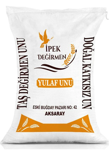 Ipek Değirmen Doğal Yulaf Unu Gluten Oranı Düşük Çölyak Lifli 10 kg