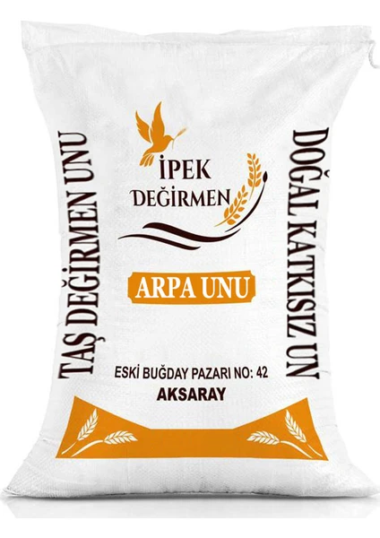 Ipek Değirmen Doğal Arpa Unu Taş Değirmen De Öğütülmüş Köy Unu 5 kg