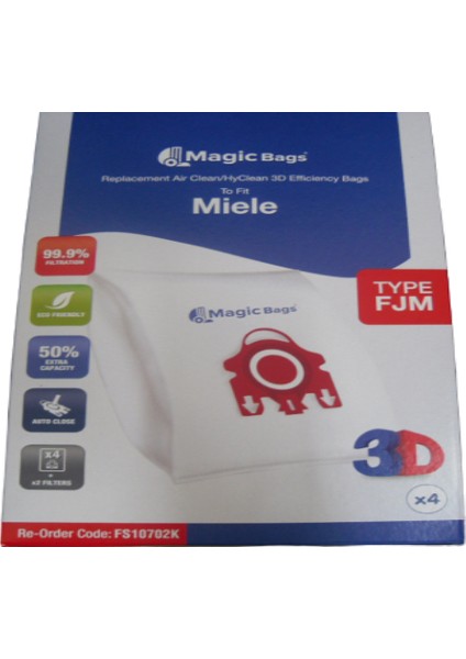 Type F/j/m Süpürge Toz Torbası