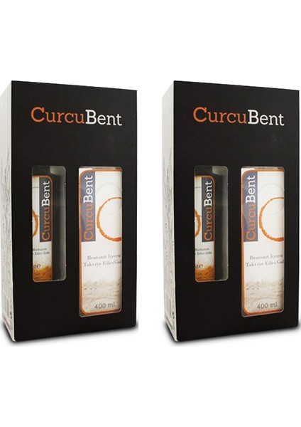 Curcubent Curcumin ve Bentonit Içeren Takviye Edici Gıda x 2 Adet