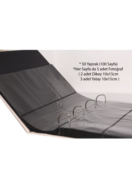 10 x 15 cm 500’lük Koton Desenli Fotoğraf Albümü fiyatları