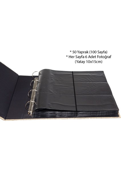 600’lük 10 x 15 cm Koton Vizon Desenli Fotoğraf Albümü fiyatları