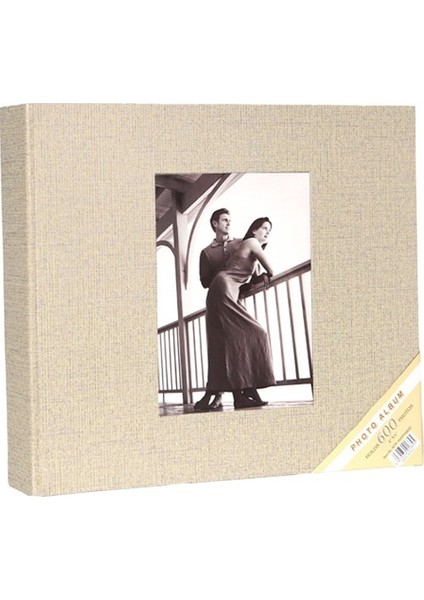 600'lü 10 x 15 cm Koton Desenli Fotoğraf Albümü