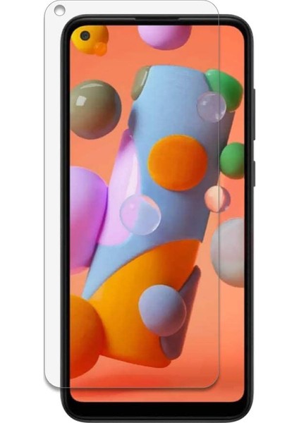 Samsung Galaxy A11 Uyumlu Tamperli Kırılmaz Cam Ekran Koruyucu