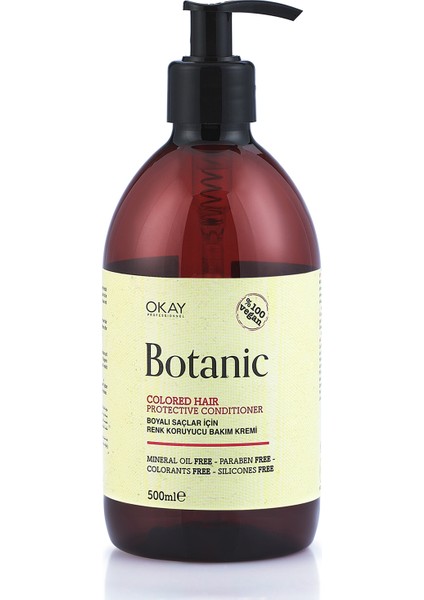Botanic Boyalı Saçlar Için Renk Koruyucu Saç Kremi 500 ml